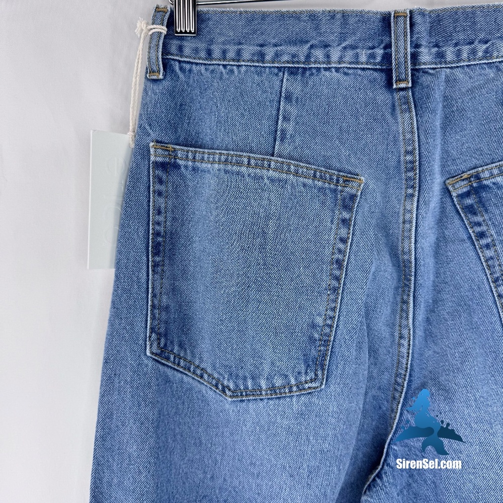 1228 NWT ÉTICA Marley Ultra High Rise Baggy Jeans - Size 27 - Atwater Blue - Picture 10 of 16